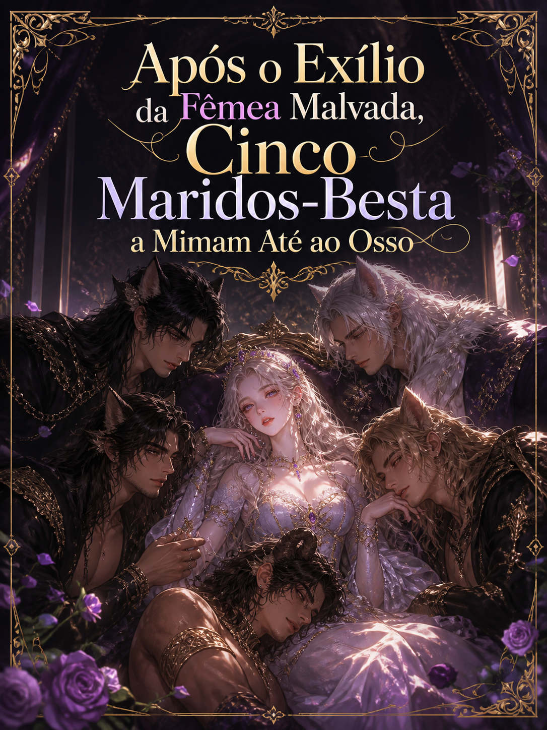 Após o Exílio da Fêmea Malvada, Cinco Maridos-Besta a Mimam Até ao Osso